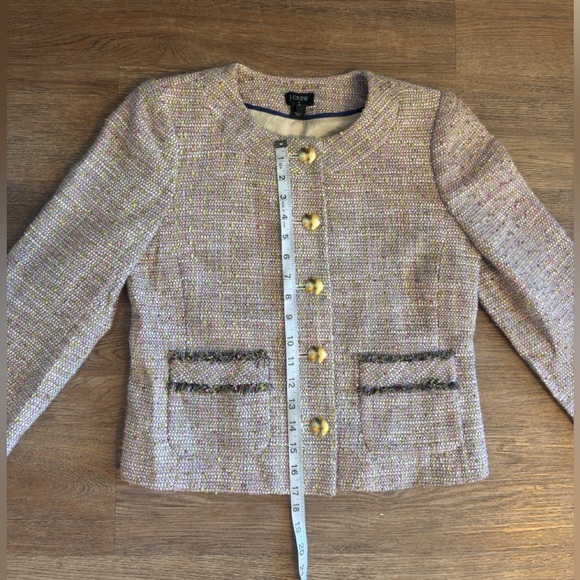 J. Crew Boucle Tweed Blazer Jacket - Picture 6 of 9